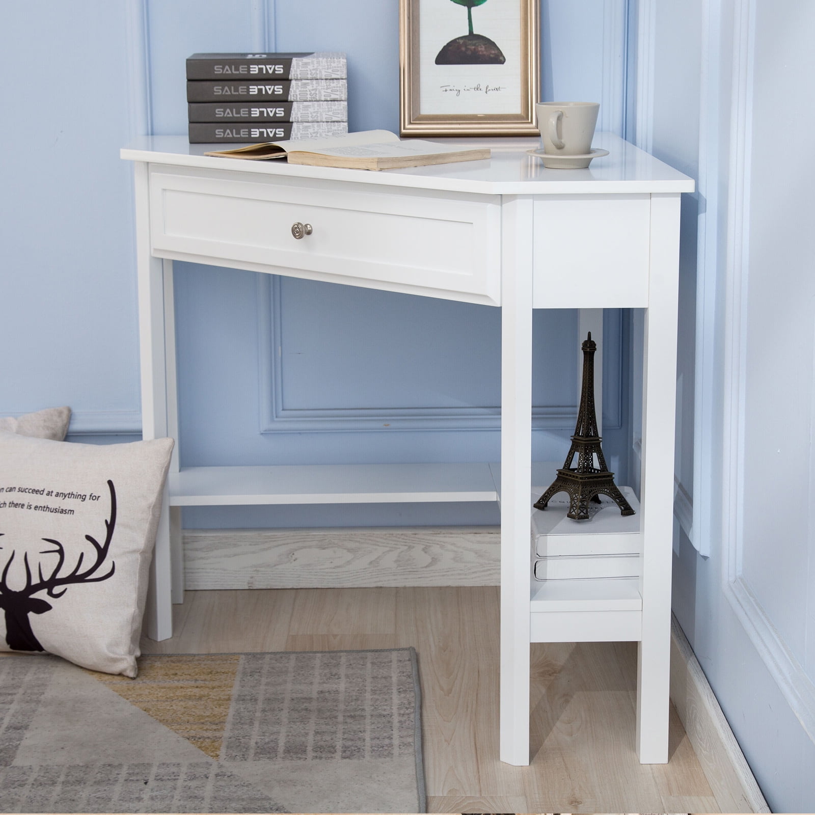 Corner Computer Desk Laptop Workstation Table Home Office Furniture