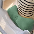 thumbnail image 4 of Blueek Corduroy Lumbar Support Pillow, Thickened Cushion for Office/Car/Home, Relieves Back Pain, High-Grade Cotton Filling Chair Pad(Green), 4 of 6