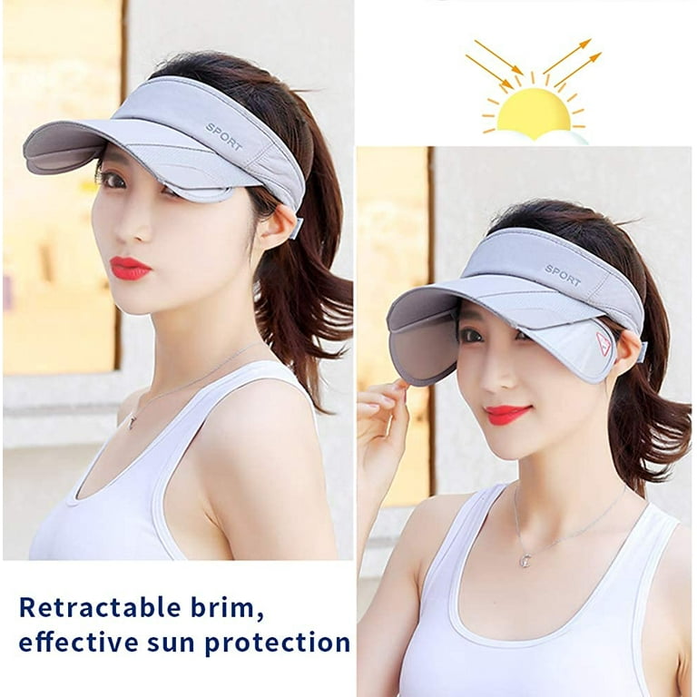 Fashion Sunscreen Sun Visor Hat Summer Women Golf Sports Face