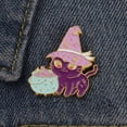thumbnail image 4 of 2 broches lindos para mochila, broche de aleación esmaltado, broche de gato divertido, broche de insignia de vaquero para libreros, ropa/chaquetas y decoración de sombreros JM, 4 of 5