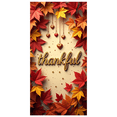 thumbnail image 2 of LUUFILx Autumn Leaves Thankful Banner Festive Backdrop Thanksgiving Party Decoration Photo Prop Harvest Decorations Background Fall Event Display Sign, 2 of 8