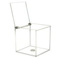 thumbnail image 2 of 6x Soporte de Acrílico para Café, Organizador de Escritorio Transparente, a Prueba de Polvo, con Tapa Abatible, Vitrina para Oficina, Barra de 6 piezas, 2 of 8