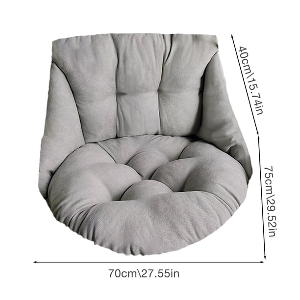Cojín colgante para silla Hamaca, almohada trasera para columpio, reclinable, para jardín, mecedora Fivean unisex