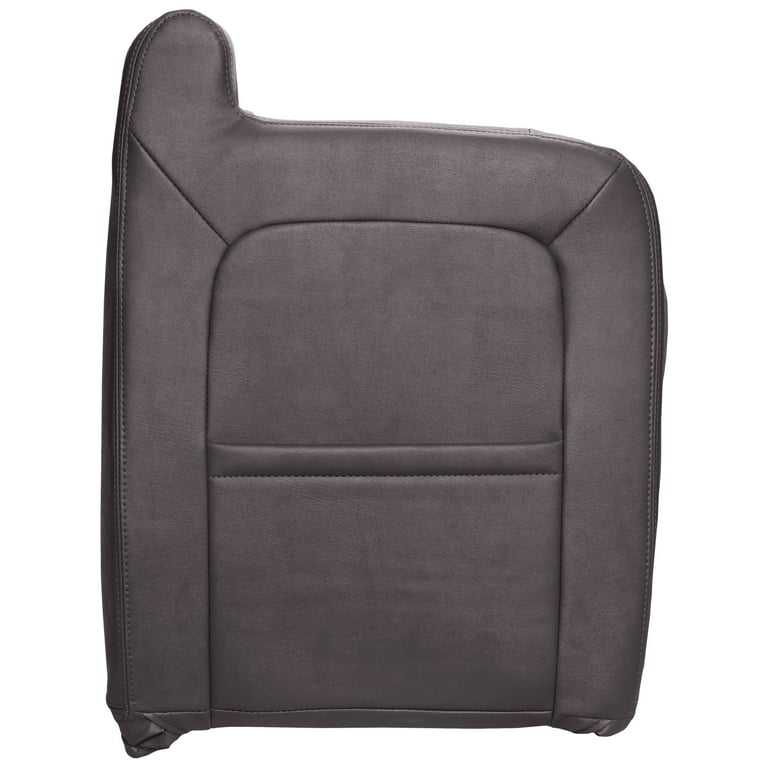 The Seat Shop GMC Sierra Driver Top OEM Fit Leather Seat Cover Dark Gray
