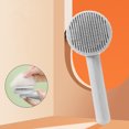 thumbnail image 1 of 1pc Pet Grooming Brush Hair Removal Comb With Stainless Steel Teeth, Dematting Brush For Dogs & Cats, 1 of 13