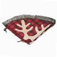 thumbnail image 4 of Fyeme Christmas Tree Skirt Plaid Tree Skirt 48 Inch with Snowy Pattern for Christmas Tree Decorations, Winter New Year House Decoration Supplies, 4 of 9