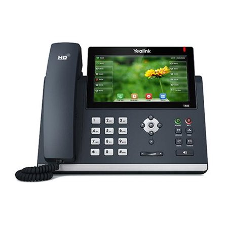 Yealink - SIP-T48S - Yealink SIP-T48S IP Phone - Wall Mountable, Desktop - Black - VoIP - Caller ID - Speakerphone - 2 x