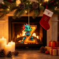 thumbnail image 6 of Cute Christmas Tree Decorations Flat Printed Acrylic Christmas Hanging Ornaments, Lovely Pet Pendant with Hanging Rope for Xmas Party, Scratchproof Colorfast Holiday Decor and Gift for Animal Lovers, 6 of 6