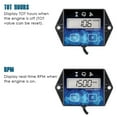 thumbnail image 3 of Runleader Tachometer Meter Digital Hour for 2&4 Stroke Maintenance Reminder Lawn Mower Motorcycle, 3 of 7