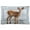 Deer Stands In The Lake, variant on Cozy Mat Pet Bed Indoor Outdoor Warm Soft For Cat Dog Puppy(S/M) Gold Foil