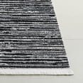 thumbnail image 4 of SAFAVIEH Mila Coretta Striped Polyester Area Rug, Black/Ivory, 4' x 6', 4 of 11