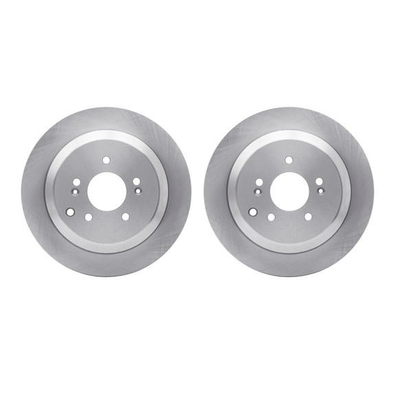 Dynamic Friction Company Rear Brake Rotors 6002-03046