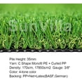 thumbnail image 5 of GATCOOL Realistic Indoor/Outdoor Artificial Grass/Turf (1 FT X 13 FT = 13 Square Feet), 5 of 7