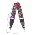 thumbnail image 4 of Universal Wide Shoulder Strap Replacement Handbag Shoulder Strap Belt for Computer Bag Laptop Case - Type A(Black）, 4 of 6