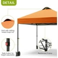 thumbnail image 4 of M optimized Pop Up Canopy 10'x10' Outdoor Sun Shade Instant Tent with 1 Sidewall & Vented Roof, Commercial Sun Shelter, Portable Canopy Shelter for Outdoor Party, Camping, Commercial Events, 4 of 9