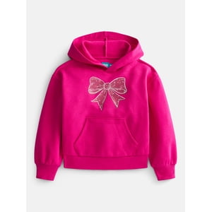Wonder Nation Girls Fleece Pullover Hoodie