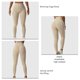 thumbnail image 5 of Pantalones de yoga adelgazantes Secado rápido Talle alto Control de barriga Leggings de mujer transpirables para gimnasio Cremoso 14/XL, 5 of 6