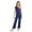 Blue, variant on Aislor Girls One Shoulder Sequined Pageant Romper Ball Gown Sleeveless Party Jumpsuit Pants Navy Blue 8
