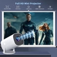 thumbnail image 3 of Mini Portable Projector, Smart Projector with Android TV 11, WiFi 6, Bluetooth 5.0, 160 ANSI, 8K Support, Motorized Focus & Intelligent Keystone Correction, 3 of 7