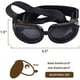 thumbnail image 5 of Gafas para perros, gafas de sol anti-UV para perros, gafas para mascotas con correas ajustables para gatos y perros pequeños - Negro, 5 of 5