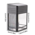 thumbnail image 3 of Lámpara solar de pared para exteriores, decoración de patios y jardines, e iluminación nocturna – ABS resistente a la intemperie IP65, modo automático día-noche para pasillo, entrada, garaje, cami, 3 of 6
