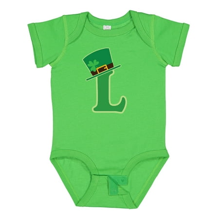 

Inktastic Irish St Patricks Day Letter L Monogram Boys or Girls Baby Bodysuit