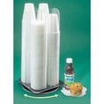 thumbnail image 2 of Cal-Mil 378 Revolving Cup and Lid Dispenser - 4 Compartments, Up to 3.5" Diam, Acrylic, 2 of 5