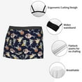 thumbnail image 3 of Susaid Sharks In Sunglasses Print Men's Mesh Boxer Briefs Cooling Breathable Sports Underwear Wide Waistband Boxer Briefs W/Fly-XX-Large, 3 of 5