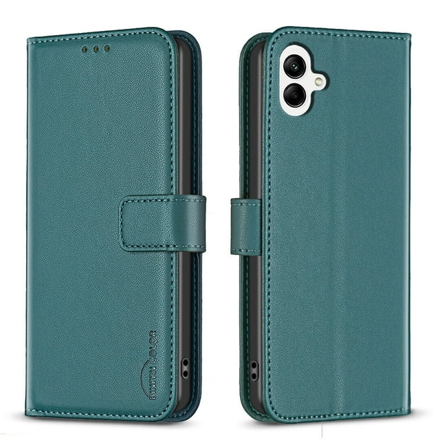 Compatible with Samsung Galaxy A05 Wallet Case with Card Slots Magnetic Closure Flip Folio Cover