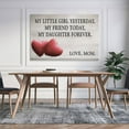 thumbnail image 5 of "MY DAUGHTER FOREVER - LOVE, MOM" Poster Decorative Painting Canvas Wall Art Living Room Posters Bedroom Painting,Unframe-style,20x30inch(50x75cm), 5 of 8