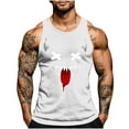 thumbnail image 2 of Byworldtasic Men's Sleeveless Tank Mens Halloween Printed Personalized Fashion T-Shirt Workout Gym Muscle Tops Scoop Neck Tank, 2 of 5