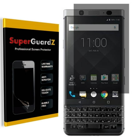Blackberry Privacy Screen For BlackBerry KEYOne - SuperGuardZ Privacy Anti-Spy Screen Protector, Anti-Scratch, Anti-Bubble, Anti-Fingerprint ()