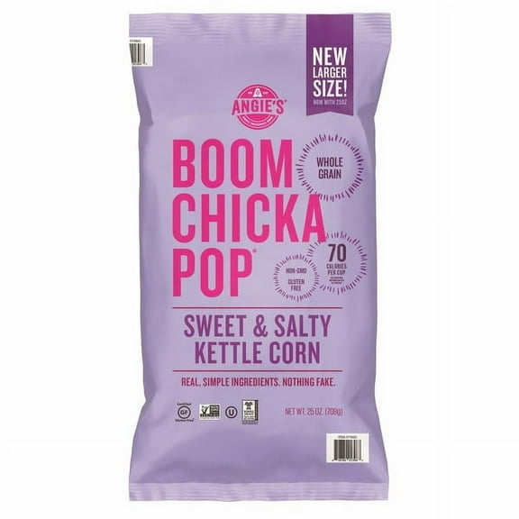 Angie's BoomChickaPop, Sweet & Salty Kettle Corn, 25 oz