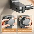 thumbnail image 4 of Strong Suction Cup Towel Rack, No-Drill Bathroom Wall Organizer for Towels & Washcloths - Rustproof Bath Shelf with Adhesive Mount, 4 of 9
