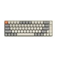 thumbnail image 1 of Teclado para juegos con diseño de 65 teclas, intercambiable en caliente, inalámbrico, multifuncional, tipo C Gris, 1 of 9