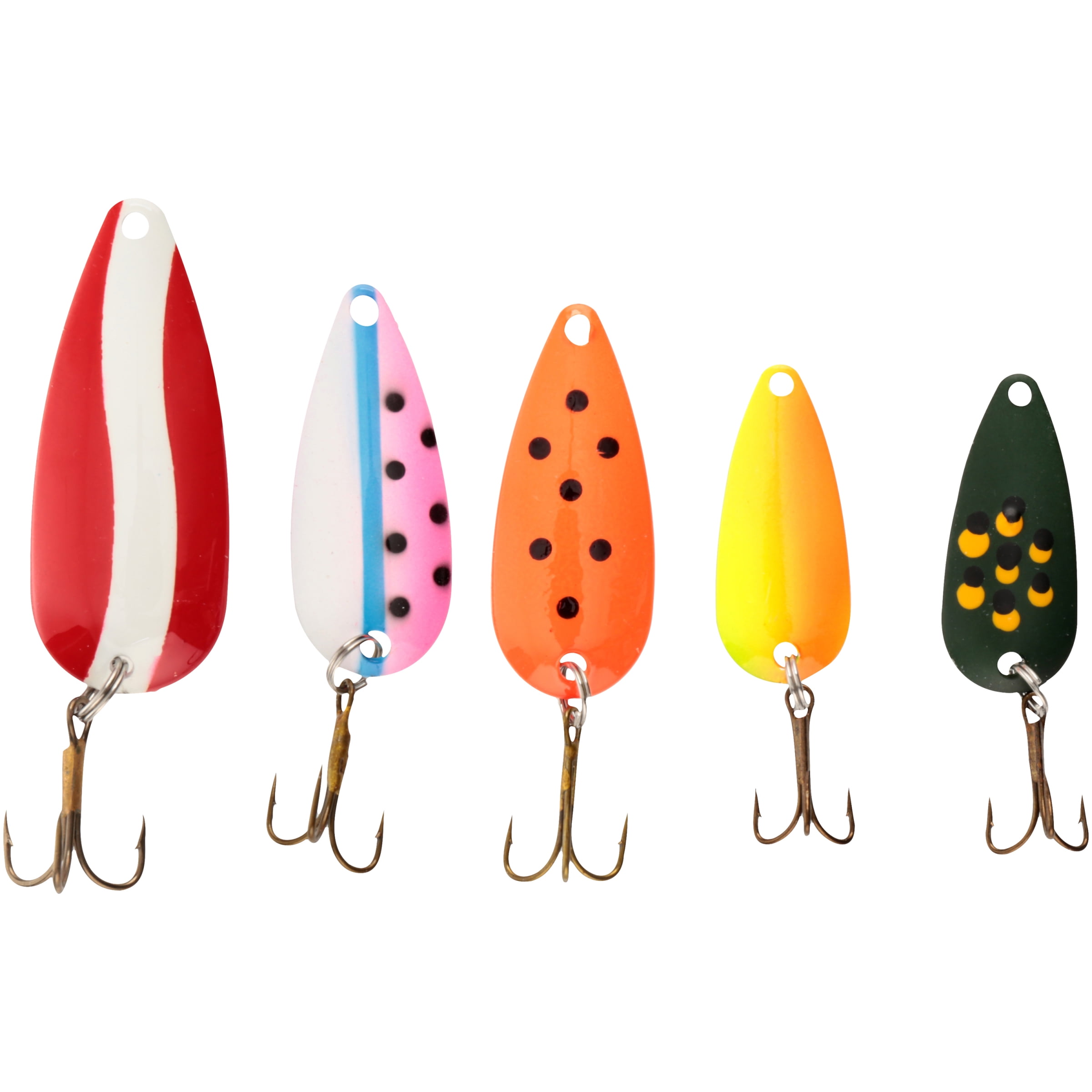 5 X FISH FISHING TOOL TACKLE LURE SPOON HOOKS SUPPORT ACCESSORIES SMALL 