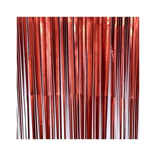 Injueey Cortina de lentejuelas para adultos, graduación, fiesta de graduación, decoraciones para fiestas, telón de fondo decorativo, cortinas, fondo Kits de decoración para fiestas Rojo Injueey HA073313-05