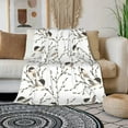 thumbnail image 3 of American Bald Eagle On Grunge Flag Fleece Throw Blanket Soft Cozy US Flag Fuzzy Blanket Caring for Women & Adults Eagle Plush Microfiber Blanket 50"x60", 3 of 5