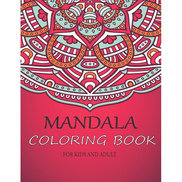 Mandala Coloring Book For Kids: Mandala Hand Drawn Coloring Book for ...