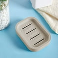 thumbnail image 2 of Btomtd Soap Dish with Drainage Layer, Keeps Soap Dry Soap Tray for Gym Camping Bathroom, Easy to Clean Soap Storage Case and Soap Holder, Khaki, 2 of 7