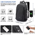 thumbnail image 2 of Mochila antirrobo de viaje WENIG para portátil con bloqueo de puerto de carga USB resistente al agua, 2 of 5