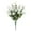 White, variant on JeashCHAT Artificial Flowers Bouquet Silk Flower with Stems, 15" Fake Flowers for Vase Wedding Home Decor Table Centerpieces, Cemetery Flowers for Grave Vase, Red