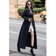 thumbnail image 2 of Gabardina Ebossy para mujer con doble botonadura, color negro, 2 of 6