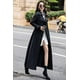 thumbnail image 2 of Gabardina Ebossy para mujer con doble botonadura, color negro, 2 of 6