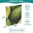 thumbnail image 5 of Avocado Fruit 3 Ring Binders 1.5 inch Hardcover File Folders with Interior Pockets A4 Size Organizer for School Office Hospital Set of 2, 5 of 8