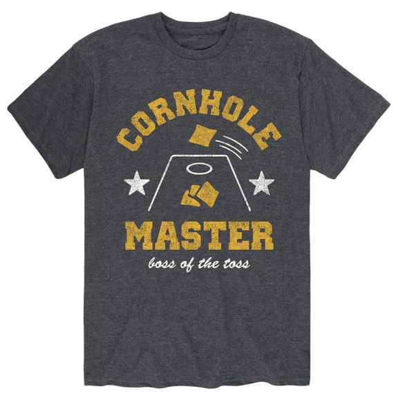 Instant Message - Cornhole Master - Men's Short Sleeve Graphic T-Shirt