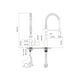 thumbnail image 5 of Llave mezcladora monomando Tecnolam TEC102SS INOX semi-profesional, 5 of 5