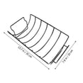 thumbnail image 2 of OULII 2 Pcs Barbecue en Fer Durable pour Fêtes en Cour 13.76x7.86 Po, 2 of 8