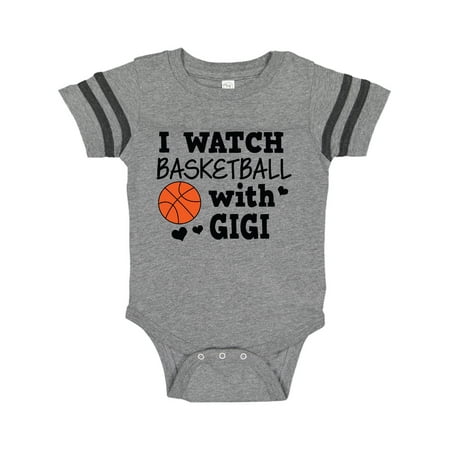 

Inktastic I Watch Basketball with Gigi Gift Baby Boy Bodysuit
