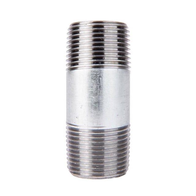 Boquilla STZ INDUSTRIES de acero galvanizado de 1/4 pulgadas MPT x 2,5 cm de largo
